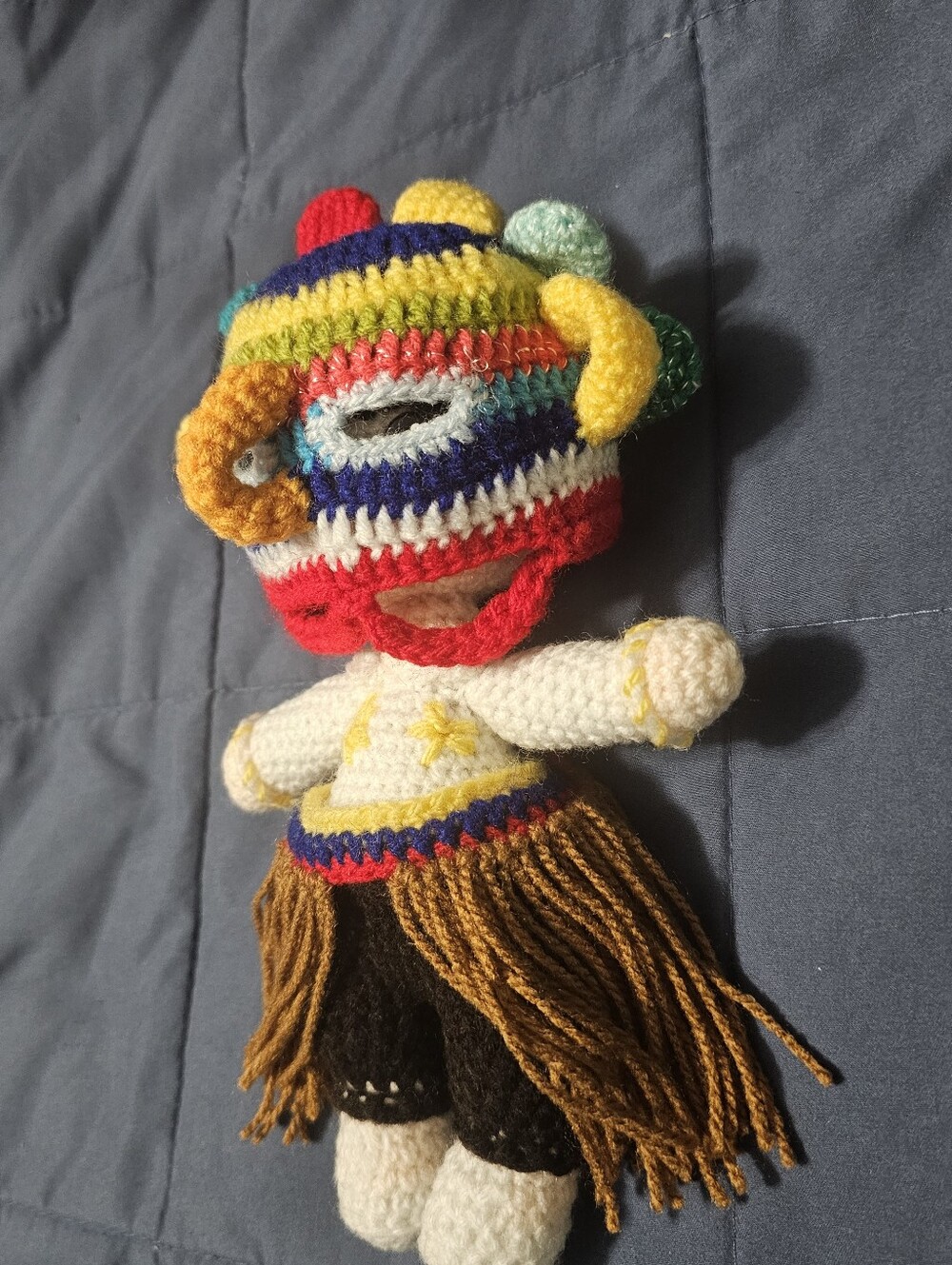 Ecuador Diablo Huma Or Aya Huma a traditional Ecuadorian folklore, One Handmade